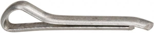 Made in USA - 1/16" Diam x 1/2" Long Hammerlock Cotter Pin - Grade 2, Zinc-Plated, Steel - A1 Tooling