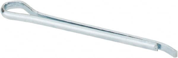 Made in USA - 1/16" Diam x 1" Long Hammerlock Cotter Pin - Grade 2, Zinc-Plated, Steel - A1 Tooling