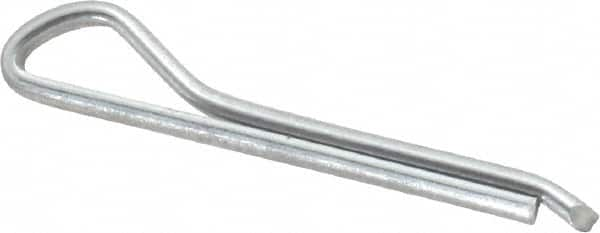 Made in USA - 3/32" Diam x 3/4" Long Hammerlock Cotter Pin - Grade 2, Zinc-Plated, Steel - A1 Tooling