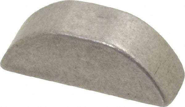 Made in USA - #605 Standard Woodruff Key - 5/8" Long x 3/16" Wide, Alloy Steel - A1 Tooling