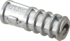 Powers Fasteners - 3/4" Diam, 3/4" Drill, Lag Shield Concrete Anchor - Zamac Alloy, Zinc-Plated Finish, Flat Head - A1 Tooling