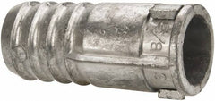 Powers Fasteners - 7/8" Diam, 7/8" Drill, Lag Shield Concrete Anchor - Zamac Alloy, Zinc-Plated Finish, Flat Head - A1 Tooling