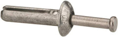 Powers Fasteners - 1/4" Diam, 1/4" Drill, 1" OAL, 7/8" Min Embedment Hammer Drive Concrete Anchor - Stainless Steel (Drive Pin)/Zamac Alloy (Body), Zinc-Plated Finish, Mushroom Head - A1 Tooling