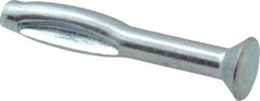 Powers Fasteners - 3/16" Diam, 3/16" Drill, 1-1/2" OAL, 3-3/8" Min Embedment Split-Drive Concrete Anchor - Steel, Zinc-Plated Finish, Flat Head - A1 Tooling