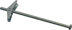 Powers Fasteners - 1/4" Screw, 1/4" Diam, 6" Long, Toggle Bolt Drywall & Hollow Wall Anchor - 5/8" Drill, Zinc Plated, Steel, Grade Zamac 7, Use in Drywall & Wallboard - A1 Tooling