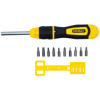 STANLEY® 11 Piece Multi-Bit Ratcheting Screwdriver Set - A1 Tooling