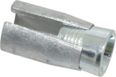 Powers Fasteners - 1/4" Diam, 3/8" Drill, 7/8" OAL, 2-1/2" Min Embedment Drop-In Concrete Anchor - Steel (Cone)/Zamac Alloy (Body), Zinc-Plated Finish - A1 Tooling