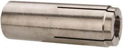 Powers Fasteners - 5/8" Diam, 7/8" Drill, 2-1/4" Min Embedment Drop-In Concrete Anchor - 303 Stainless Steel, 1-3/16" Thread Length - A1 Tooling