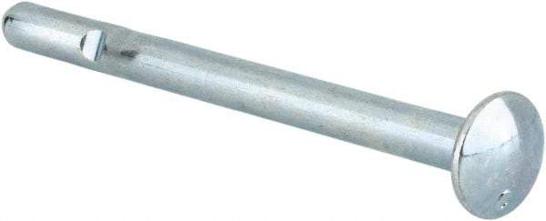 Powers Fasteners - 3/16" Diam, 3/16" Drill, 2-1/2" OAL, 1-1/4" Min Embedment Split-Drive Concrete Anchor - Grade 8.2 Steel, Zinc-Plated Finish, Mushroom Head - A1 Tooling