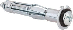 Powers Fasteners - 3/16" Screw, 3/8" Diam, 2" Long, 3/8 to 5/8" Thick, Sleeve Drywall & Hollow Wall Anchor - 3/8" Drill, Zinc Plated, Steel, Grade 5, Use in Concrete, & Masonry, Drywall, Plywood & Wallboard - A1 Tooling