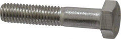 Value Collection - M8x1.25mm Metric Coarse, 40mm Length Under Head Hex Head Cap Screw - Partially Threaded, Grade 18-8 & Austenitic A2 Stainless Steel, 13mm Hex - A1 Tooling