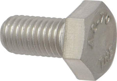 Value Collection - M10x1.50mm Metric Coarse, 20mm Length Under Head Hex Head Cap Screw - Fully Threaded, Grade 18-8 & Austenitic A2 Stainless Steel, 17mm Hex - A1 Tooling