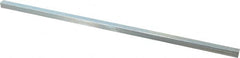 Made in USA - 12" Long x 5/16" High x 5/16" Wide, Zinc-Plated Undersized Key Stock - C1018 Steel - A1 Tooling