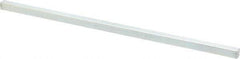 Made in USA - 12" Long x 3/8" High x 3/8" Wide, Zinc-Plated Undersized Key Stock - C1018 Steel - A1 Tooling