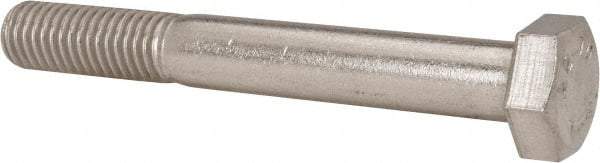 Value Collection - M12x1.75mm Metric Coarse, 90mm Length Under Head Hex Head Cap Screw - Partially Threaded, Grade 18-8 & Austenitic A2 Stainless Steel, 19mm Hex - A1 Tooling