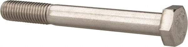 Value Collection - M12x1.75mm Metric Coarse, 100mm Length Under Head Hex Head Cap Screw - Partially Threaded, Grade 18-8 & Austenitic A2 Stainless Steel, 19mm Hex - A1 Tooling