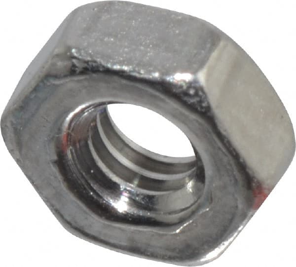 Value Collection - M2x4.00 Stainless Steel Right Hand Hex Nut - 4mm Across Flats, 1.6mm High, Uncoated - A1 Tooling