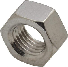 Value Collection - M20x2.50 Stainless Steel Right Hand Hex Nut - 30mm Across Flats, 16mm High, Uncoated - A1 Tooling