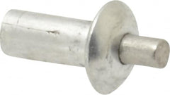 Made in USA - Universal Head Aluminum Alloy Drive Blind Rivet - Stainless Steel Mandrel, 0.172" to 3/16" Grip, 1/4" Head Diam, 0.128" to 0.14" Hole Diam, 0.281" Length Under Head, 1/8" Body Diam - A1 Tooling