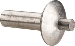 Made in USA - Universal Head Aluminum Alloy Drive Blind Rivet - Stainless Steel Mandrel, 0.172" to 3/16" Grip, 0.312" Head Diam, 0.161" to 0.172" Hole Diam, 0.313" Length Under Head, 5/32" Body Diam - A1 Tooling