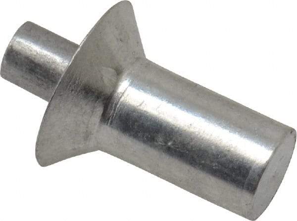 Made in USA - Countersunk Head Aluminum Alloy Drive Blind Rivet - Aluminum Alloy Mandrel, 0.328" to 3/8" Grip, 0.458" Head Diam, 0.266" to 0.281" Hole Diam, 0.436" Length Under Head, 1/4" Body Diam - A1 Tooling