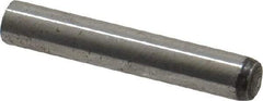 Value Collection - 4mm Diam x 24mm Pin Length Grade 8 Alloy Steel Precision Dowel Pin - Bright Finish, 1 Rounded End - A1 Tooling