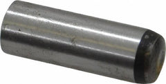 Value Collection - 8mm Diam x 24mm Pin Length Grade 8 Alloy Steel Precision Dowel Pin - Bright Finish, 1 Rounded End - A1 Tooling