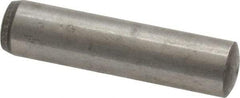 Value Collection - 8mm Diam x 34mm Pin Length Grade 8 Alloy Steel Precision Dowel Pin - Bright Finish, 1 Rounded End - A1 Tooling