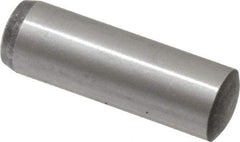 Value Collection - 10mm Diam x 32mm Pin Length Grade 8 Alloy Steel Precision Dowel Pin - Bright Finish, 1 Rounded End - A1 Tooling