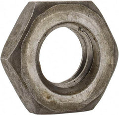 Value Collection - M10x1.50 Steel Right Hand Hex Jam Nut - 17mm Across Flats, 5mm High, Uncoated - A1 Tooling