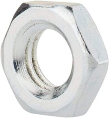 Value Collection - M8x1.25 Steel Right Hand Hex Jam Nut - 13mm Across Flats, 4mm High, Zinc-Plated Finish - A1 Tooling