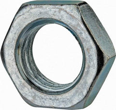 Value Collection - M24x3.00 Steel Right Hand Hex Jam Nut - 36mm Across Flats, 12mm High, Zinc-Plated Finish - A1 Tooling