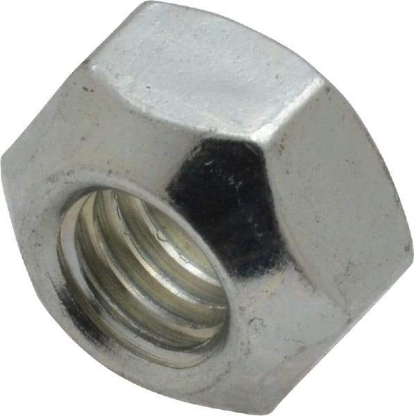 Value Collection - M10x0.15 Grade 8 Hex Lock Nut with Distorted Thread - 9mm High, Zinc-Plated Finish - A1 Tooling