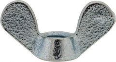 Value Collection - M8x1.25, Zinc Plated, Iron Standard Wing Nut - 3.6mm Wing Span, 18mm Wing Span - A1 Tooling