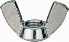 Value Collection - M10x1.50, Zinc Plated, Iron Standard Wing Nut - 4.6mm Wing Span, 23mm Wing Span - A1 Tooling