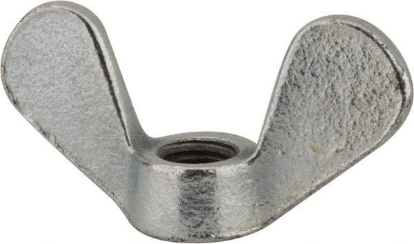 Value Collection - M12x1.75, Zinc Plated, Iron Standard Wing Nut - 5.6mm Wing Span, 31mm Wing Span - A1 Tooling