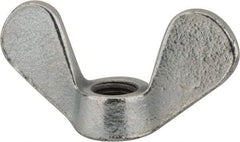 Value Collection - M12x1.75, Zinc Plated, Iron Standard Wing Nut - 5.6mm Wing Span, 31mm Wing Span - A1 Tooling