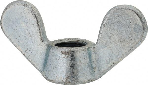 Value Collection - M20x2.50, Zinc Plated, Iron Standard Wing Nut - 7mm Wing Span, 44mm Wing Span - A1 Tooling