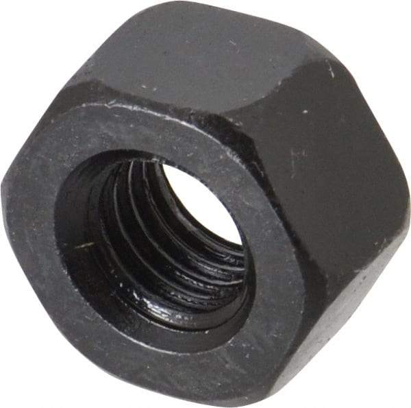 Value Collection - M12x1.75 Steel Right Hand Heavy Hex Nut - 22.78mm Across Flats, 12mm High, Uncoated - A1 Tooling