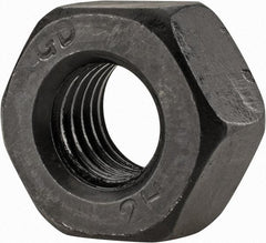 Value Collection - M18x2.50 Metric Coarse Steel Right Hand Heavy Hex Nut - 32.95mm Across Flats, 18mm High, Uncoated - A1 Tooling