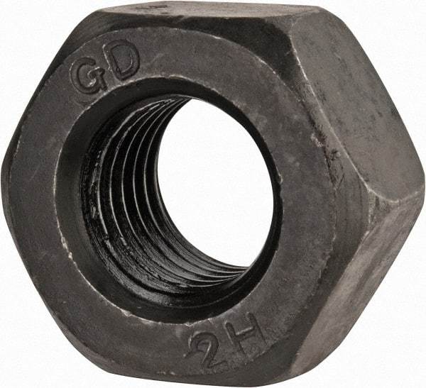 Value Collection - M20x2.50 Steel Right Hand Heavy Hex Nut - 37.29mm Across Flats, 20mm High, Uncoated - A1 Tooling