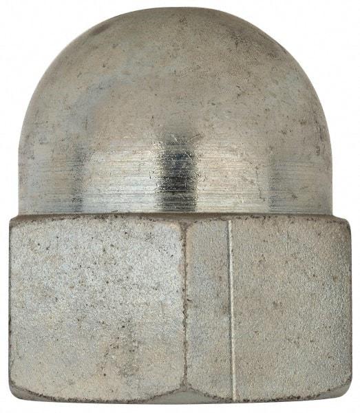 Value Collection - M24x3 36mm Width Across Flats, Zinc Plated, Steel Acorn Nut - 42mm Overall Height, Grade 2, DIN 1587 - A1 Tooling