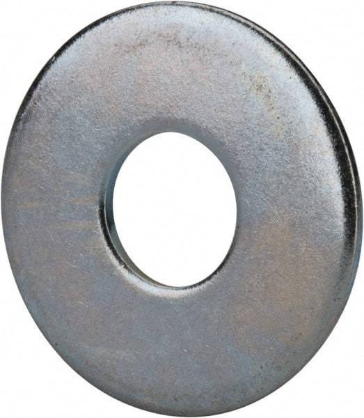 Value Collection - M20 Screw, Steel Fender Flat Washer - 22mm ID x 60mm OD, 4mm Thick, Zinc-Plated Finish - A1 Tooling