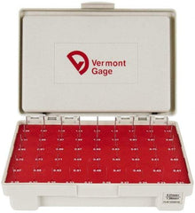 Vermont Gage - 55 Piece, 0.21-1.29 mm Diameter Plug and Pin Gage Set - Plus 0.01 mm Tolerance, Class ZZ - A1 Tooling