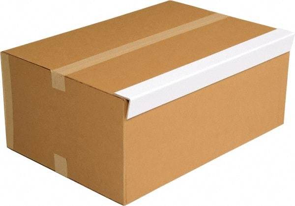 Vestil - 36" Long x 3" Wide x 3" High x 1/16" Thick Edge - White, Cardboard Box, 50 Piece - A1 Tooling