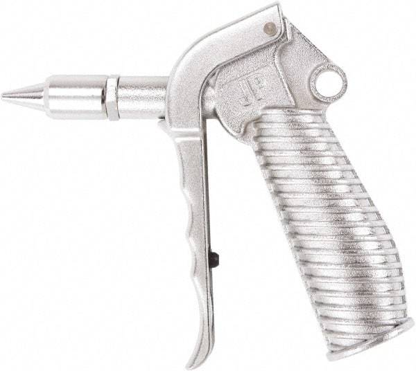 Value Collection - 230 Max psi Quiet Safety Nozzle Pistol Grip Blow Gun - 1/4 NPT Inlet, Chrome Plated Aluminum - A1 Tooling