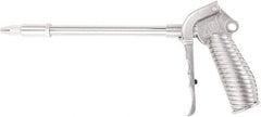 Value Collection - 230 Max psi Adjustable Safety Nozzle Adjustable Air Blow Gun - 1/4 NPT Inlet, 12" Tube Length, Chrome Plated Aluminum - A1 Tooling