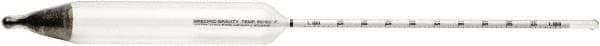 H-B Instruments - 260mm Long, Steel Specific Gravity Hydrometer - 1.20/1.25 Specific Gravity - A1 Tooling