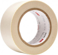 3M - 36 Yd Long x 2" Wide, White Silicone Glass Cloth Tape - A1 Tooling