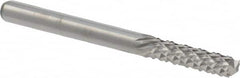 M.A. Ford - 1/8" Diam, 1/2" LOC, End Mill End, Solid Carbide Diamond Pattern Router Bit - 1-1/2" OAL, 1/8" Shank Diam - A1 Tooling